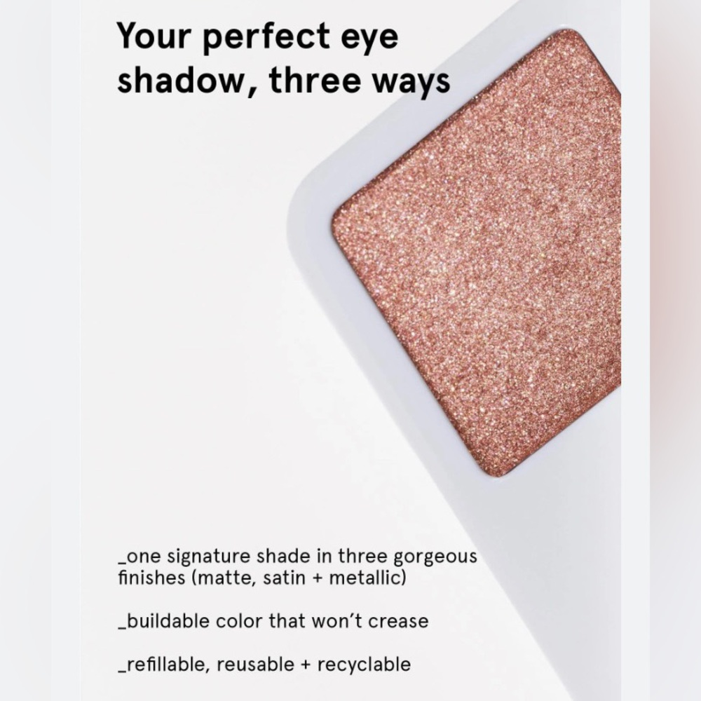 Glossier Eyeshadow Trio Monochromes Clay - Picture 4 of 11